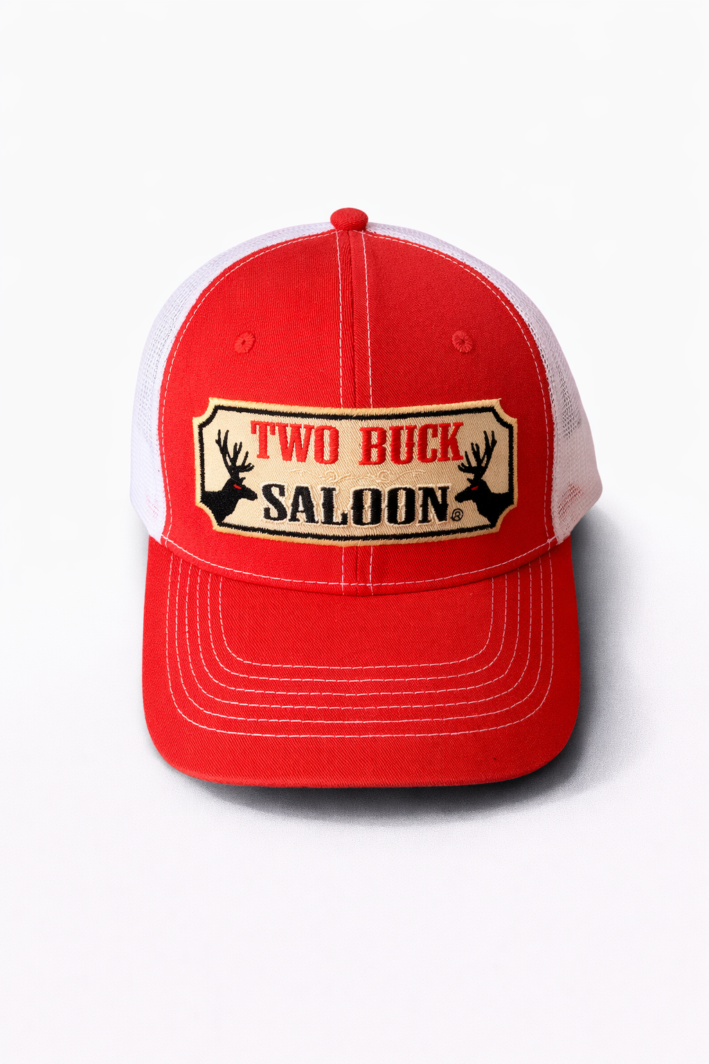 Two Buck Red Trucker Hat