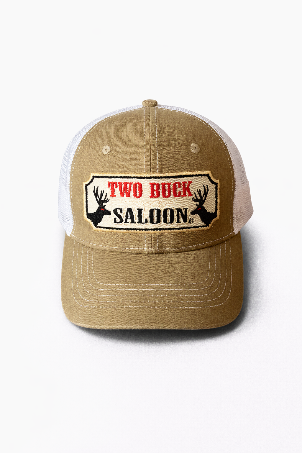 Two Buck Beige Trucker Hat